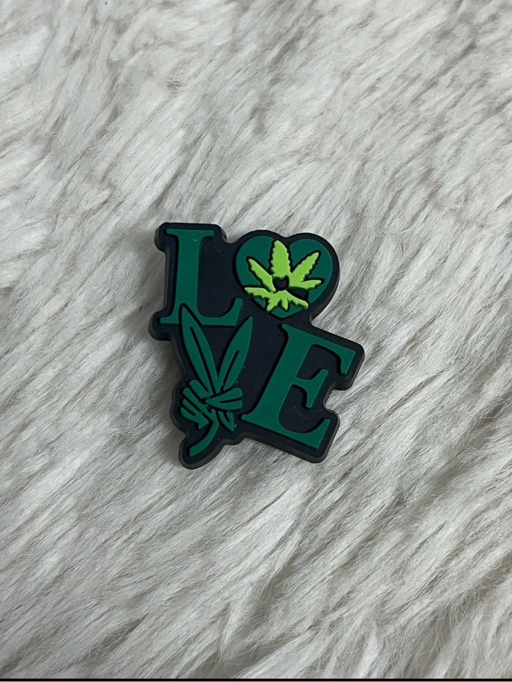 Weed Croc Charm